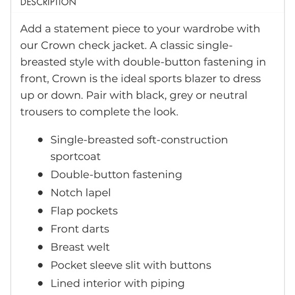 -SOLD- Ben Sherman Plectrum Crown Plaid Sport Jacket - Picture 15 of 15